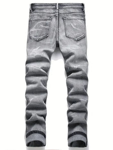 Vintage "karada" ragged denim jeans