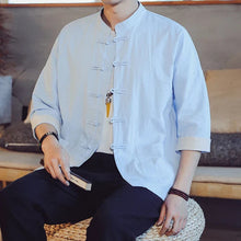 Load image into Gallery viewer, Hongmin solid Tang shirt