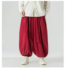 Load image into Gallery viewer, Wide bushido wabi sabi pants
