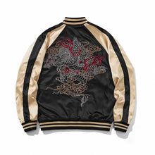 Load image into Gallery viewer, Premium twin dragon embroidery sukajan jacket