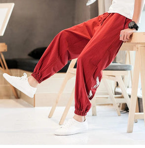 "issho" harem pants