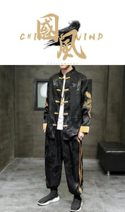 "tàijíquán" Tang Dynasty jacket + pants set