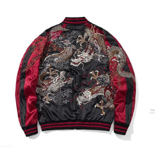 Load image into Gallery viewer, Premium triple dragon embroidery sukajan jacket