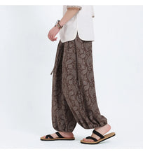 Load image into Gallery viewer, "Kurobara" flower harem pants
