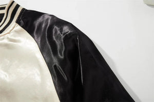 Hyper premium smoke dragon embroidery sukajan souvenir jacket