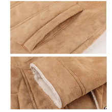 Load image into Gallery viewer, Fleece lined vintage inspired military style jacket