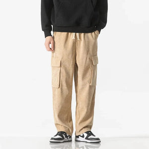 "Hotaru" corduroy cargo pants