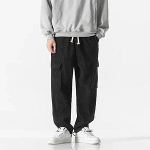 "Hotaru" corduroy cargo pants