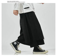 Load image into Gallery viewer, Solid baggy layered harem pants