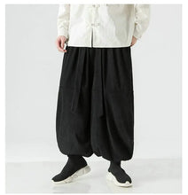 Load image into Gallery viewer, Wide bushido wabi sabi pants