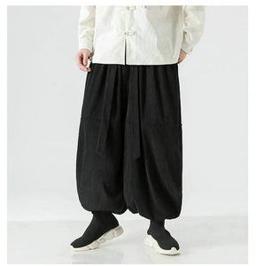 Wide bushido wabi sabi pants