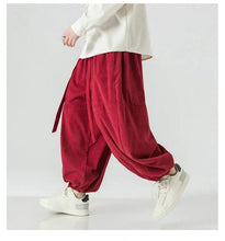 Load image into Gallery viewer, Wide bushido wabi sabi pants