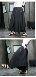 "hashi" wide harem pants