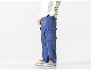 "Hotaru" corduroy cargo pants
