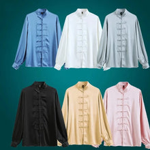 Load image into Gallery viewer, &quot;qínshū&quot; Tang Dynasty silk shirt + pants