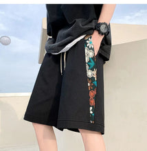 Load image into Gallery viewer, Embroidery floral design shorts