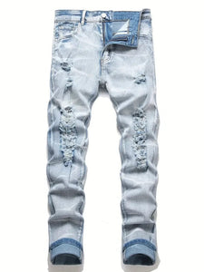 Vintage "karada" ragged denim jeans