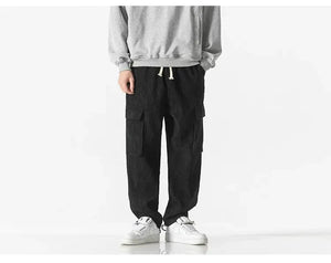 "Hotaru" corduroy cargo pants