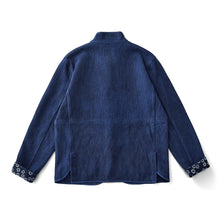 Load image into Gallery viewer, Hyper premium "Diànxuán" Tang indigo denim jacket