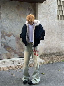 Wool lining "Akio" jacket