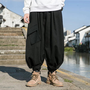 "Daichi" utilities harem pants