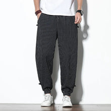 Load image into Gallery viewer, Simple and clean striped design harem pants
