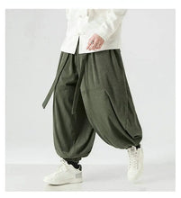 Load image into Gallery viewer, Wide bushido wabi sabi pants