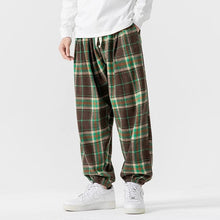 Load image into Gallery viewer, &quot;Benjiro&quot; plaid harem pants