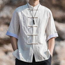 Load image into Gallery viewer, &quot;língzi&quot; Tang Dynasty short sleeve shirt