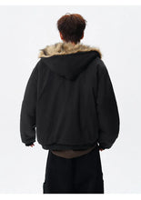 Load image into Gallery viewer, Reversible vintage faux fur jacket