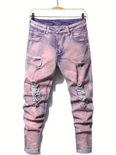 Load image into Gallery viewer, Vintage &quot;karada&quot; ragged denim jeans