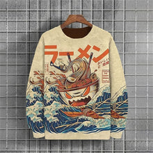 Load image into Gallery viewer, Flying kōnotori Japanese themed graphics sweatshirt