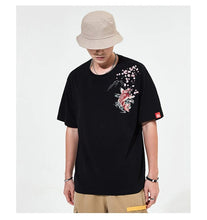 Load image into Gallery viewer, Fish splash embroidery T-shirt