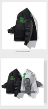 Load image into Gallery viewer, Mr. strong body varsity baseball jacket