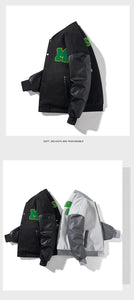 Mr. strong body varsity baseball jacket