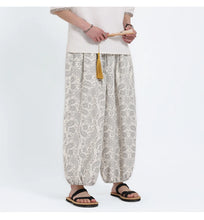 Load image into Gallery viewer, "Kurobara" flower harem pants