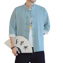 Load image into Gallery viewer, Hongmin solid Tang shirt