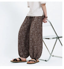Load image into Gallery viewer, "Kurobara" flower harem pants