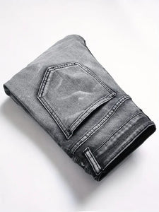 Vintage "karada" ragged denim jeans