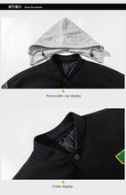 Load image into Gallery viewer, Mr. strong body varsity baseball jacket