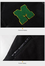 Load image into Gallery viewer, Mr. strong body varsity baseball jacket