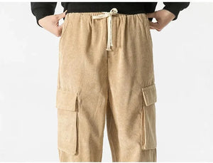 "Hotaru" corduroy cargo pants