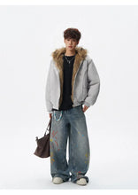 Load image into Gallery viewer, Reversible vintage faux fur jacket