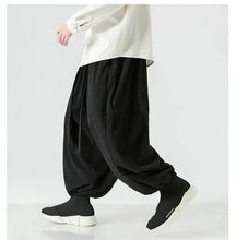 Load image into Gallery viewer, Wide bushido wabi sabi pants