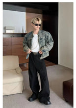 Load image into Gallery viewer, Vintage distressed ryokan denim jean jacket