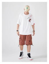 Load image into Gallery viewer, Fish splash embroidery T-shirt