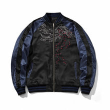 Load image into Gallery viewer, Premium twin dragon embroidery sukajan jacket