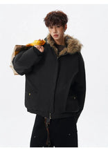 Load image into Gallery viewer, Reversible vintage faux fur jacket