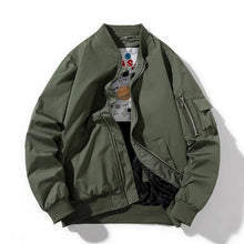 Load image into Gallery viewer, Space man solid bomber jacket