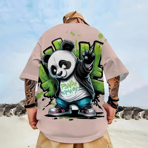 Anime panda T-shirt assorted